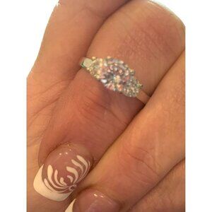 New Cute & Dainty Clear CZ Ring